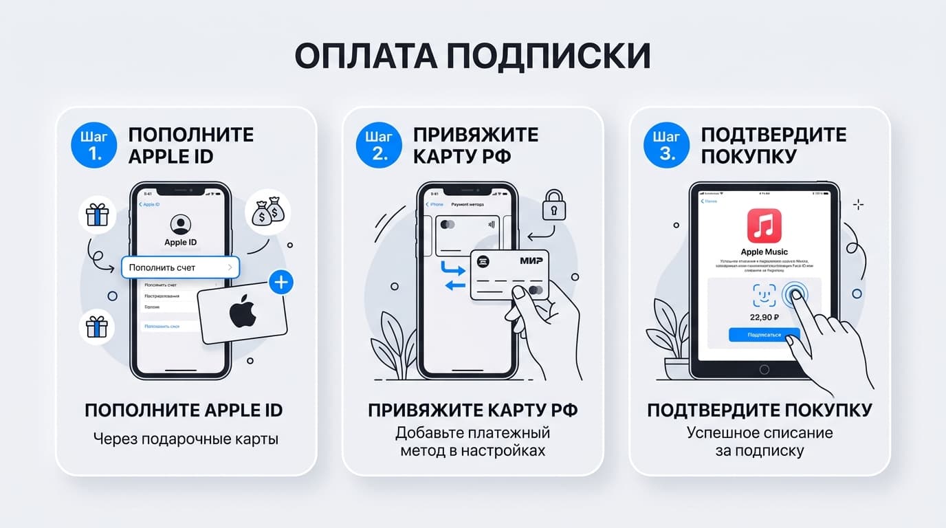 Как оплатить Эппл из России в 2026 году — фото 4