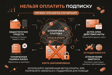 Нельзя оплатить подписку из России в 2026 году? Разбираем причину и решение