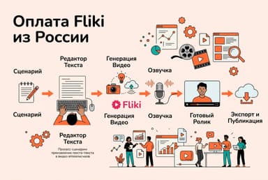 Как оформить подписку Fliki из России в 2026 году: без зарубежной карты