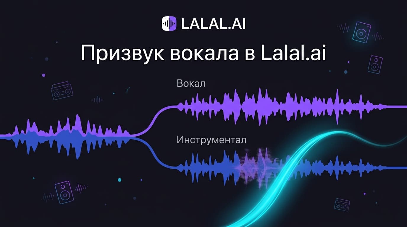 Убираем остаточный призвук вокала после разделения в Lalal.ai