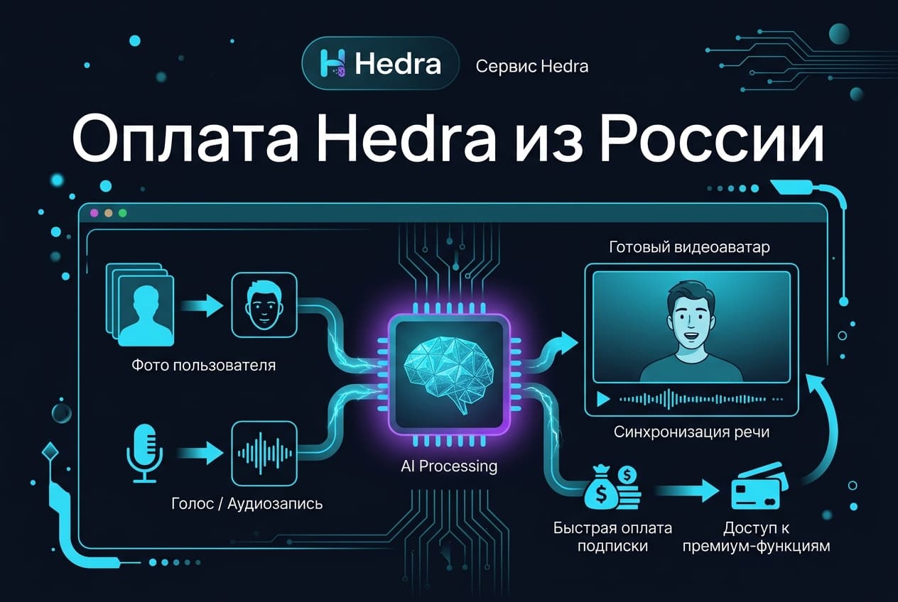 Как оформить подписку Hedra из России в 2026 году: без зарубежной карты