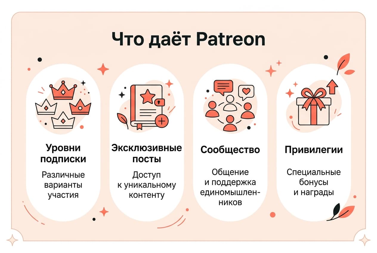 Как оплатить подписку на Patreon из России в 2026 году: без зарубежной карты — фото 1