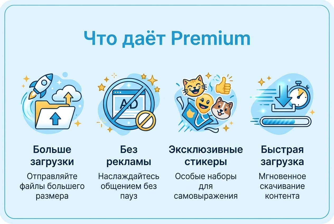 Как оплатить Telegram Premium из России в 2026 году: без зарубежной карты — фото 1