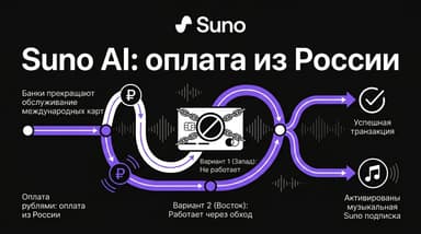 Как оплатить подписку Suno AI из России: рабочие варианты
