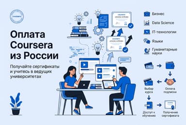 Как оформить подписку Coursera из России в 2026 году: без зарубежной карты