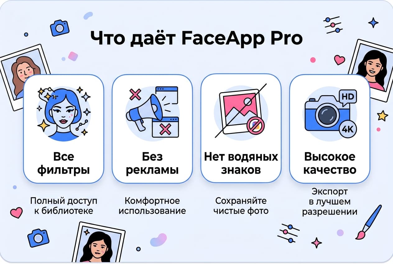 Как оплатить FaceApp из России в 2026 году: подписку Pro без зарубежной карты — фото 1
