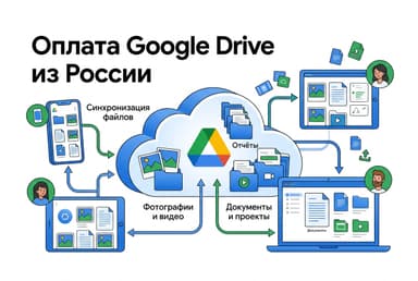 Как оплатить Google Drive из России в 2026 году: расширить облако без зарубежной карты