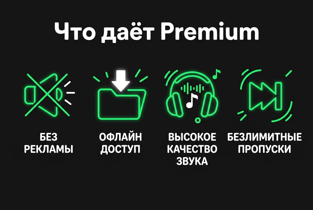 Как оплатить Spotify из России в 2026 году: Premium без зарубежной карты — фото 1