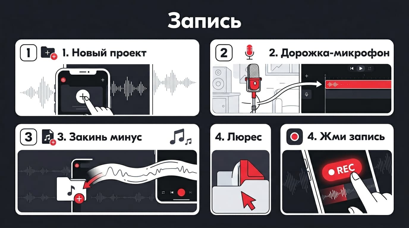 Домашняя запись вокала в BandLab: путь от пустого проекта до готового трека — фото 2