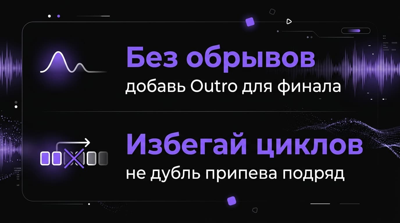 Suno Extend: как сделать трек длиннее и не получить обрыв или зацикливание — фото 3