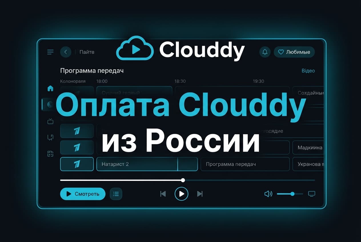 Как оплатить подписку на медиаплеер Clouddy из России в 2026 году
