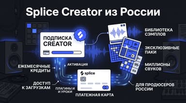 Тариф Creator в Splice: что входит и как оплатить его из России
