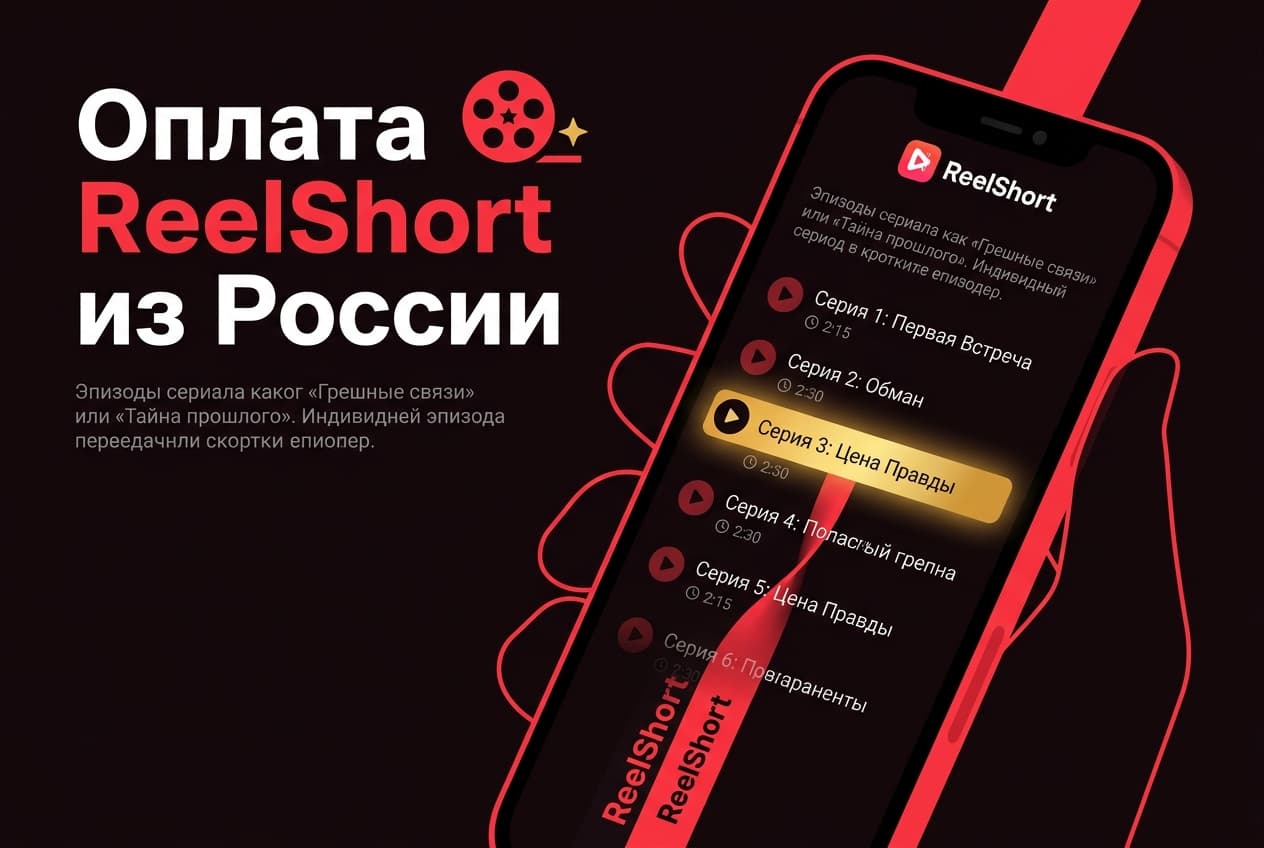 Как оплатить ReelShort из России в 2026 году: монеты и VIP без зарубежной карты