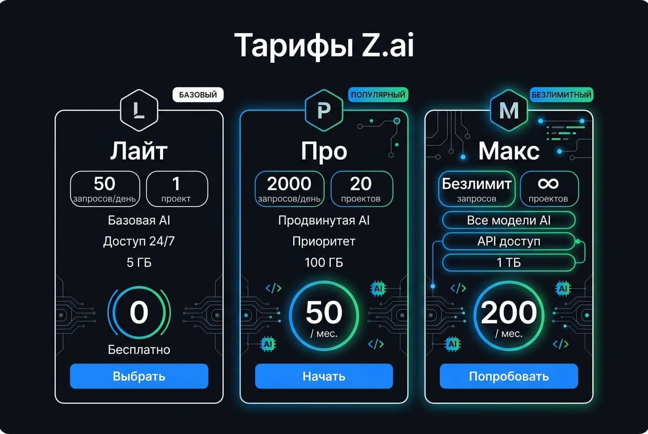Возможно ли оплатить подписку Zay (Z.ai) российской картой в 2026 году — фото 2