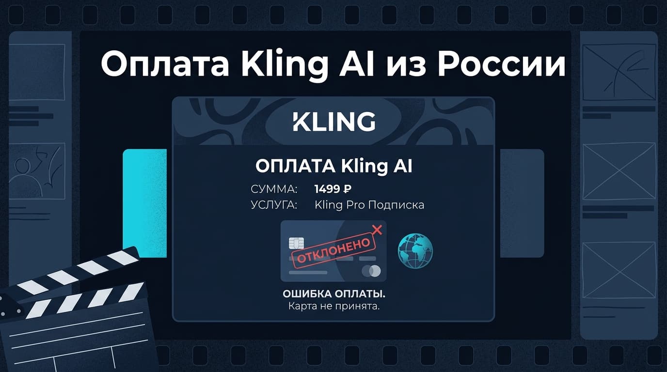 Как оплатить Kling AI из России в 2026 году: рабочие способы и подводные камни