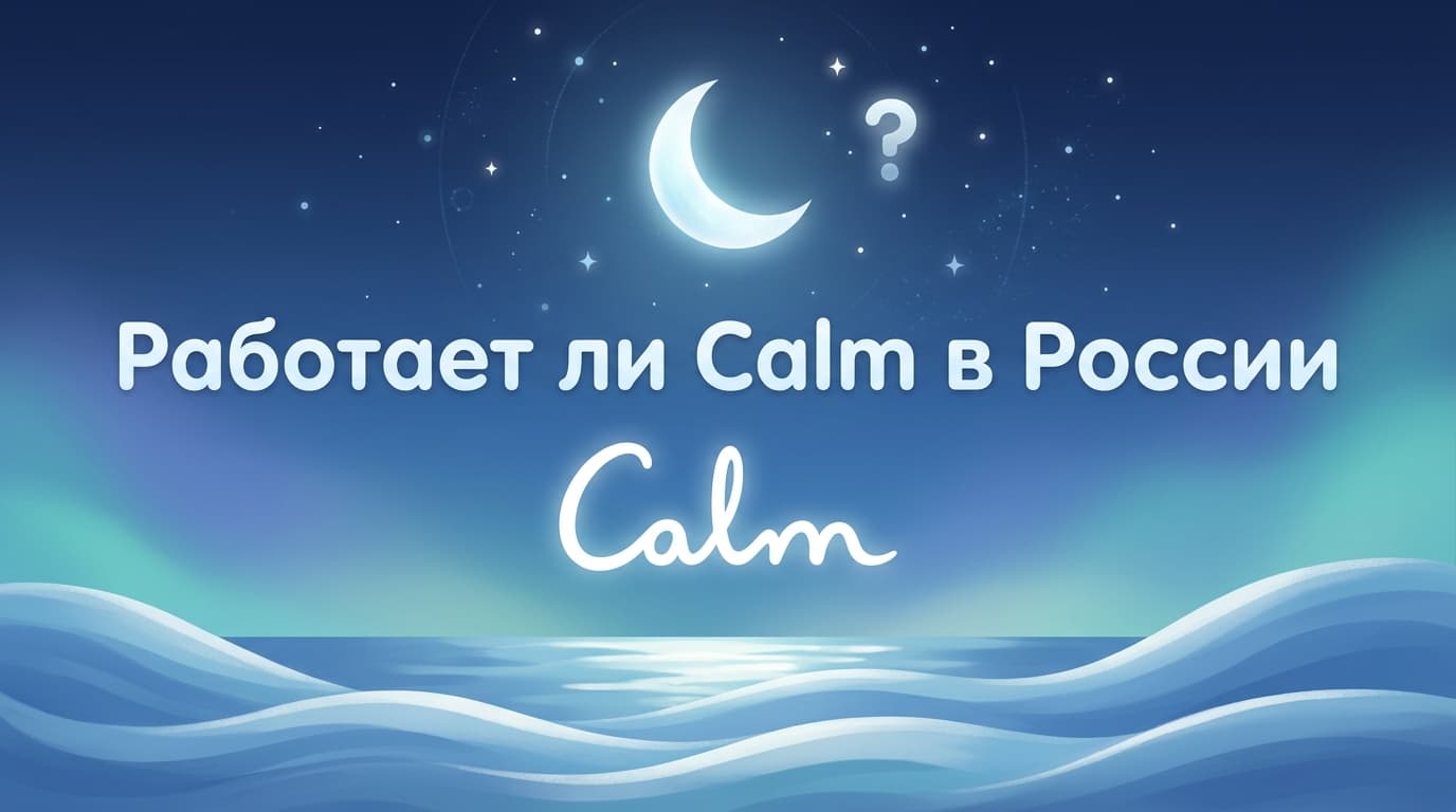 Calm в России 2026: доступен ли сервис и на что рассчитывать
