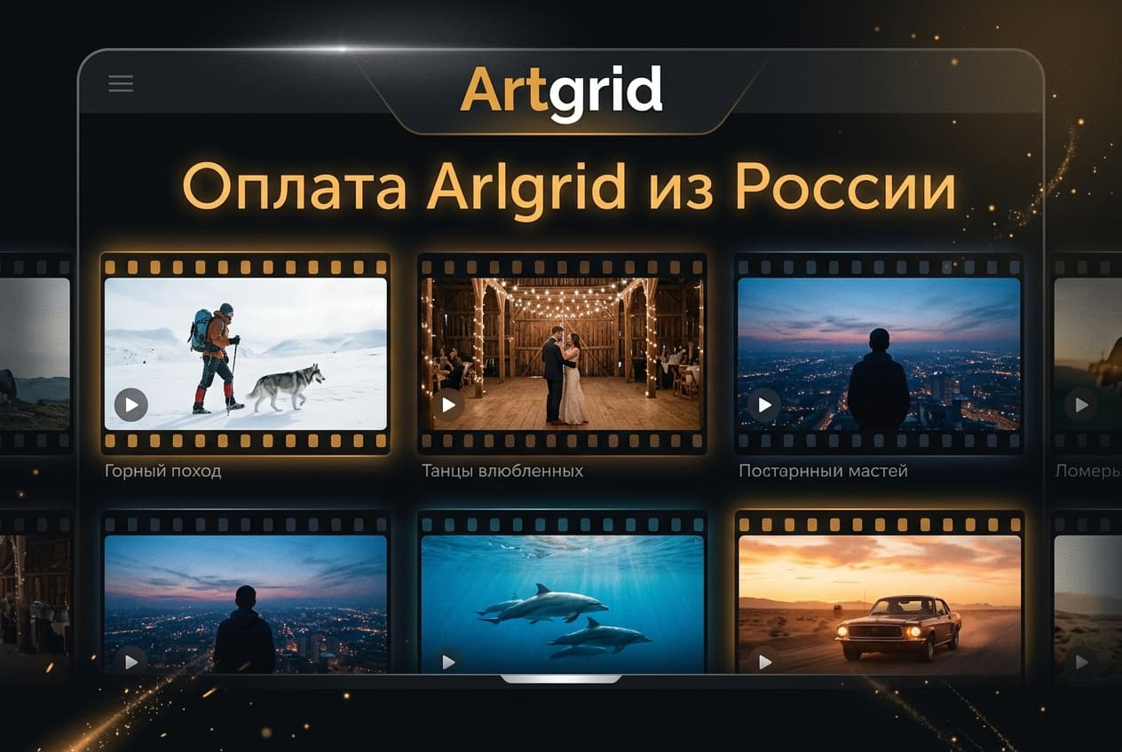 Как оформить подписку Artgrid из России в 2026 году: без зарубежной карты