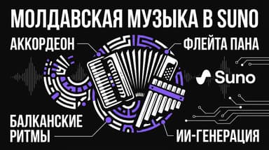 Молдавская музыка в Suno: как подобрать промт, чтобы звучал аккордеон и цимбалы