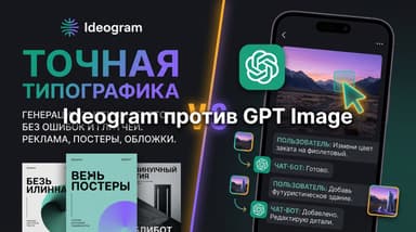 Ideogram против DALL·E (GPT Image): кто точнее печатает текст и понимает промпт