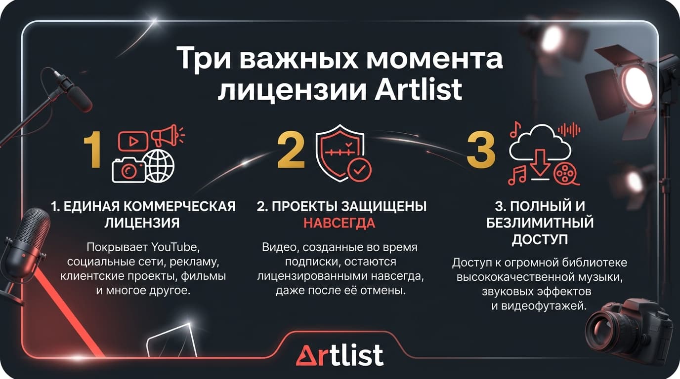 Artlist из России в 2026 году: как подключить лицензионную музыку и AI-инструменты для видео — фото 4