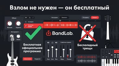 Крякнутый BandLab: зачем его искать, если почти всё и так открыто бесплатно