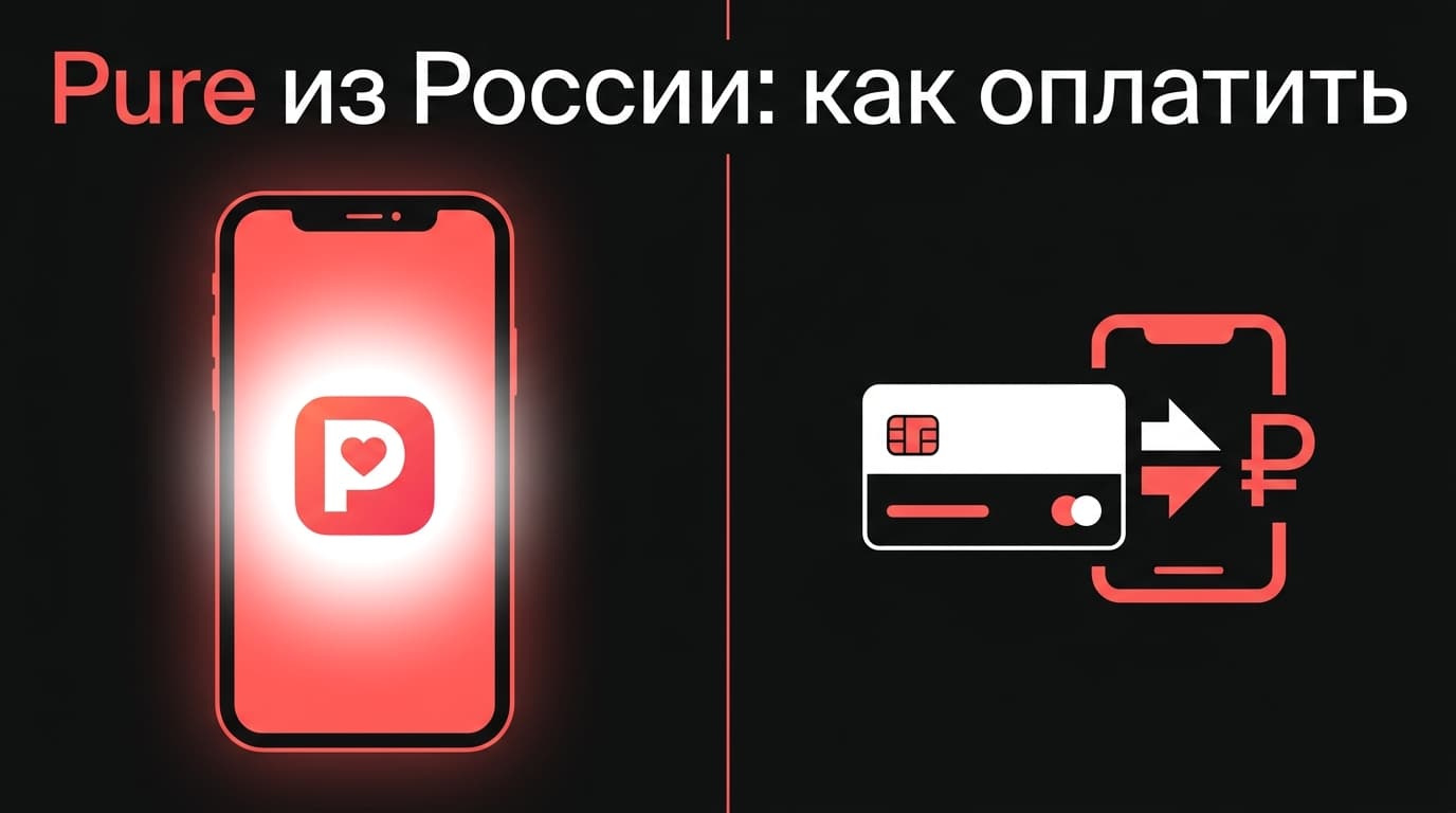 Как оплатить Pure из России в 2026 году: цены и рабочая схема