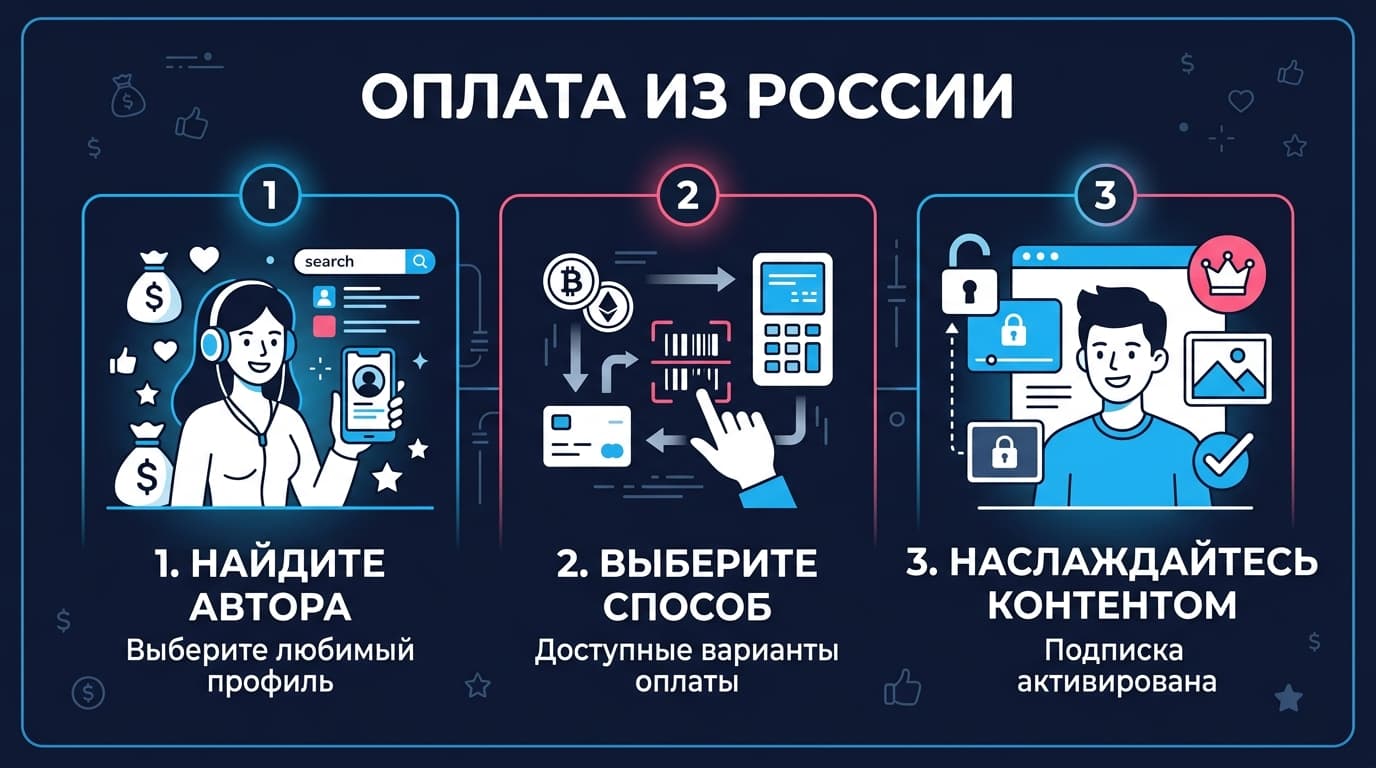 Как оплатить подписку Fansly из России в 2026 году — фото 4