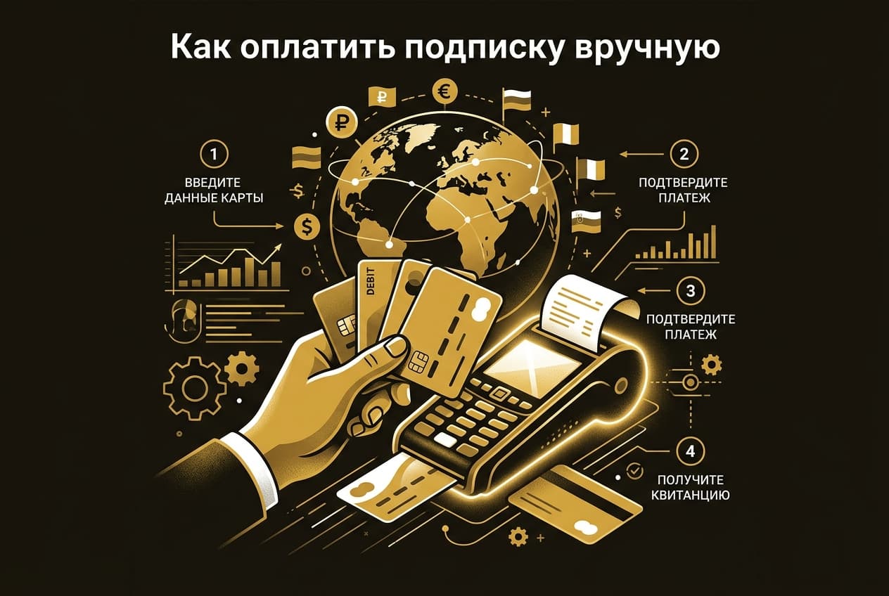 Как оплатить подписку вручную из России в 2026 году: рабочие способы
