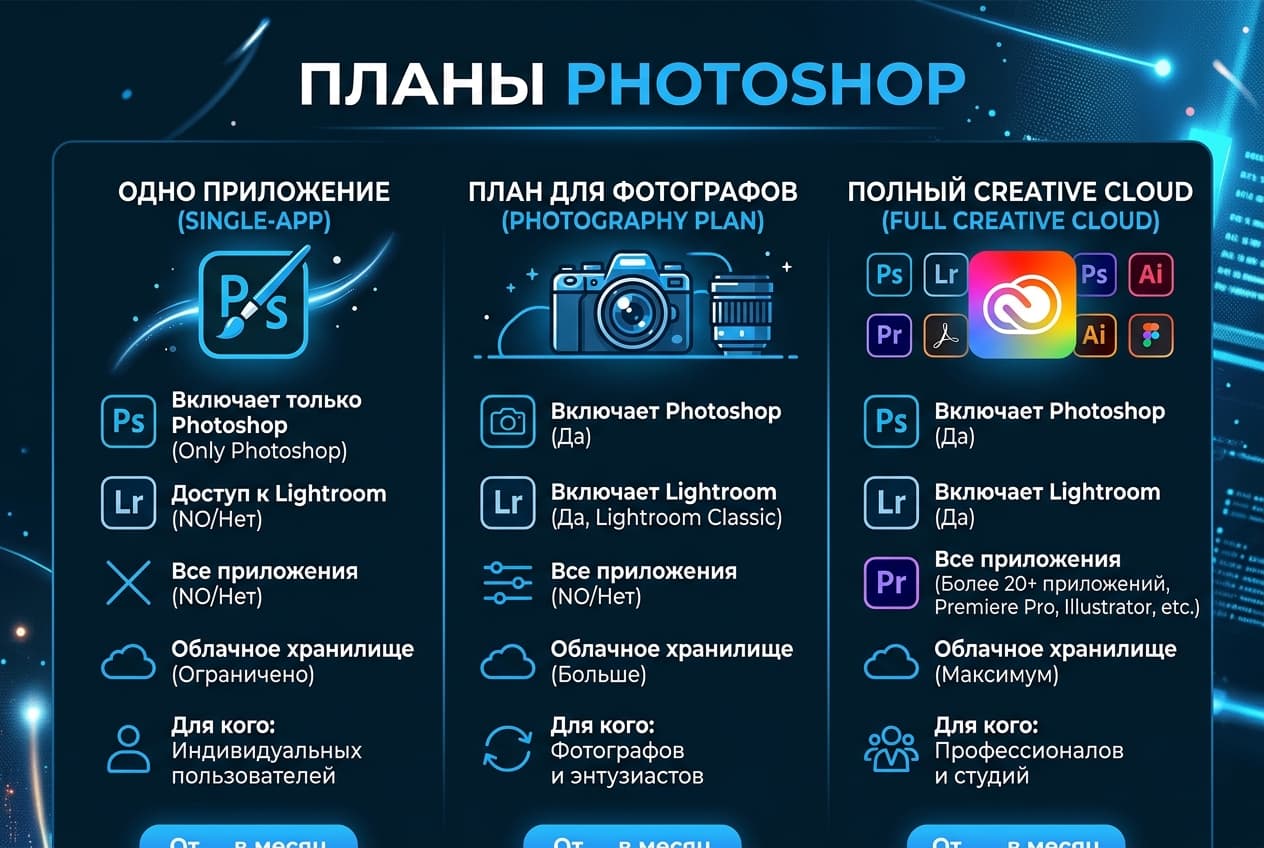 Как оформить подписку Photoshop из России в 2026 году: без зарубежной карты — фото 2