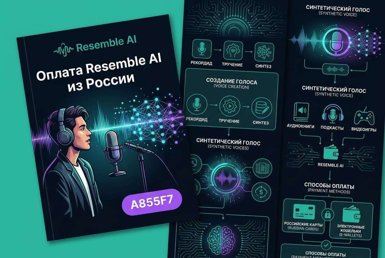 Как оформить подписку Resemble AI из России в 2026 году: без зарубежной карты