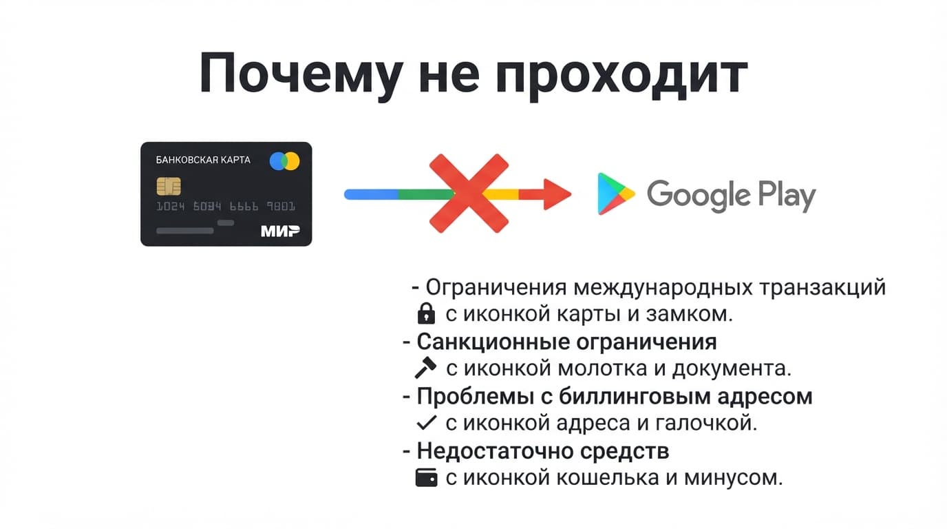 Как оплачивать подписки через Google Play из России в 2026 году — фото 1