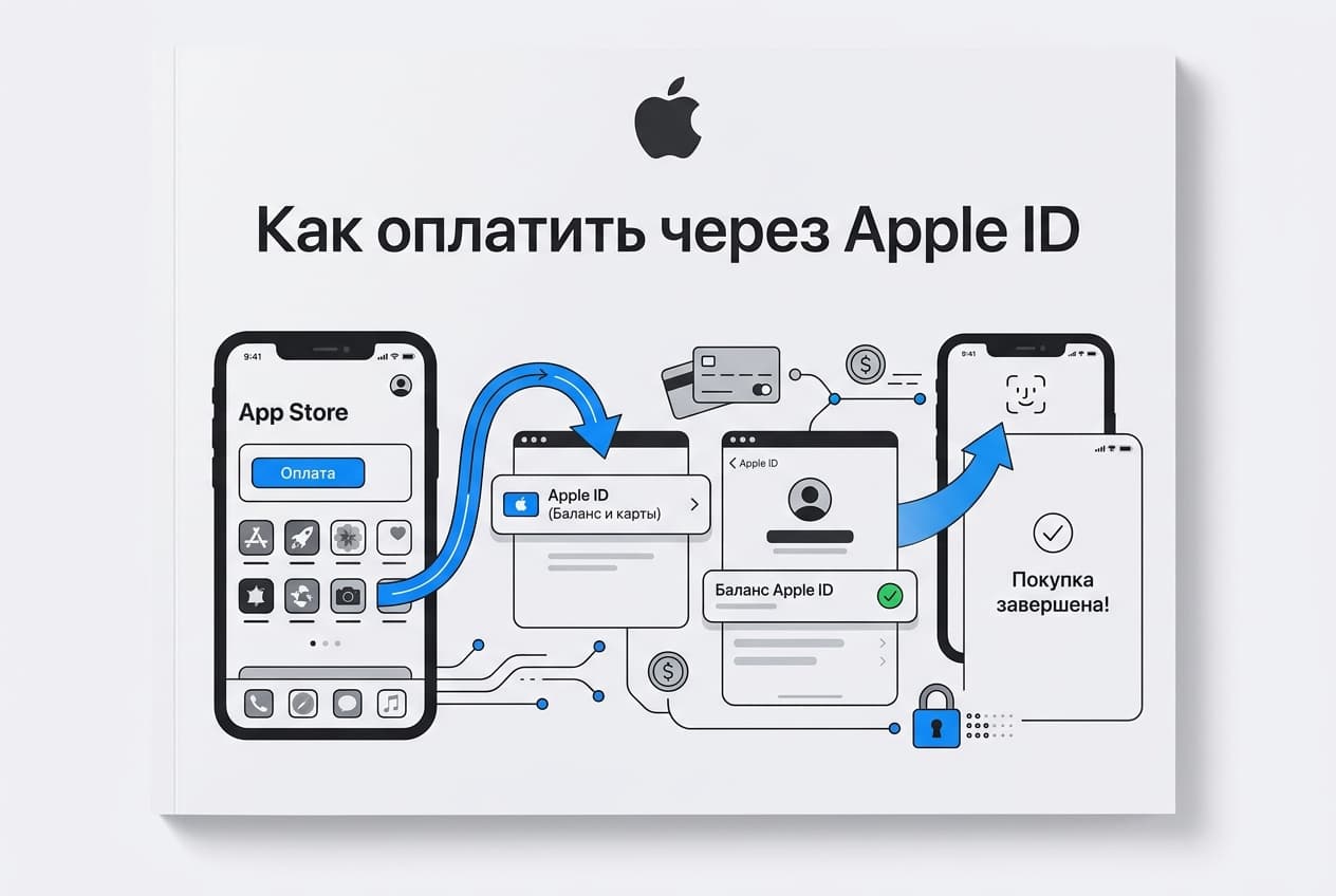 Как оплатить через Apple ID из России в 2026 году: без зарубежной карты