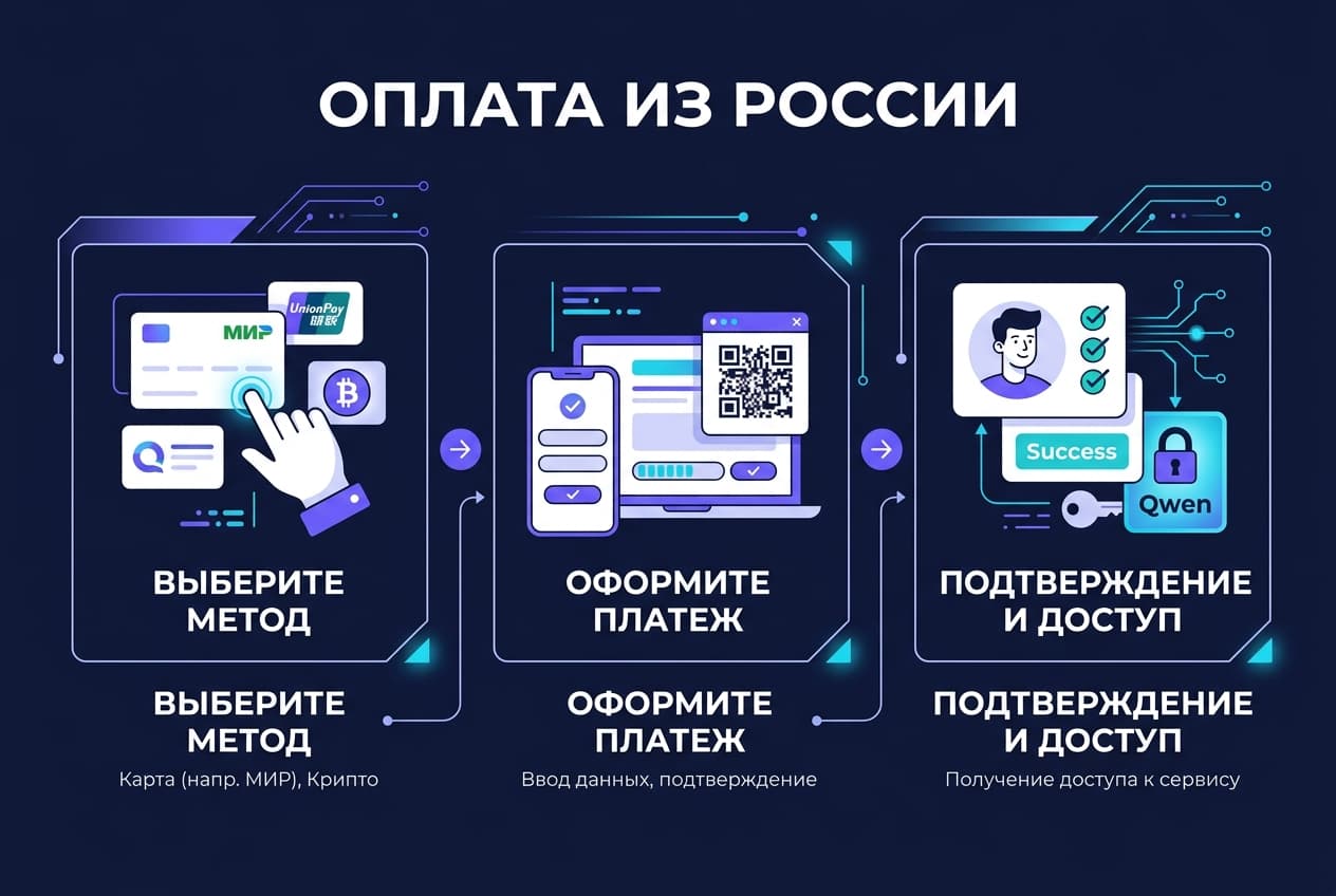 Как оплатить подписку Qwen из России в 2026 году — фото 3
