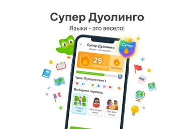 Как оформить Супер Дуолинго из России в 2026 году
