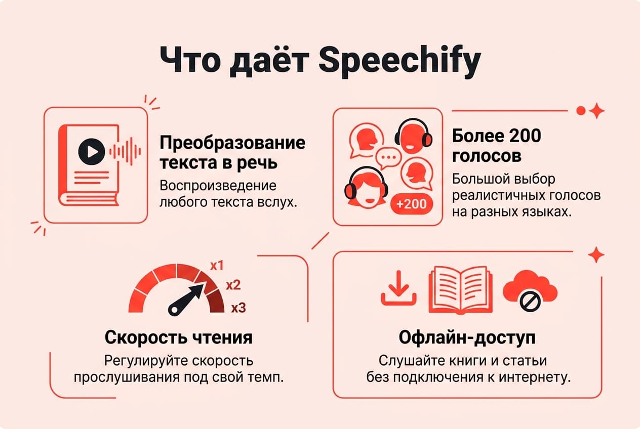 Как оформить подписку Speechify из России в 2026 году: без зарубежной карты — фото 1