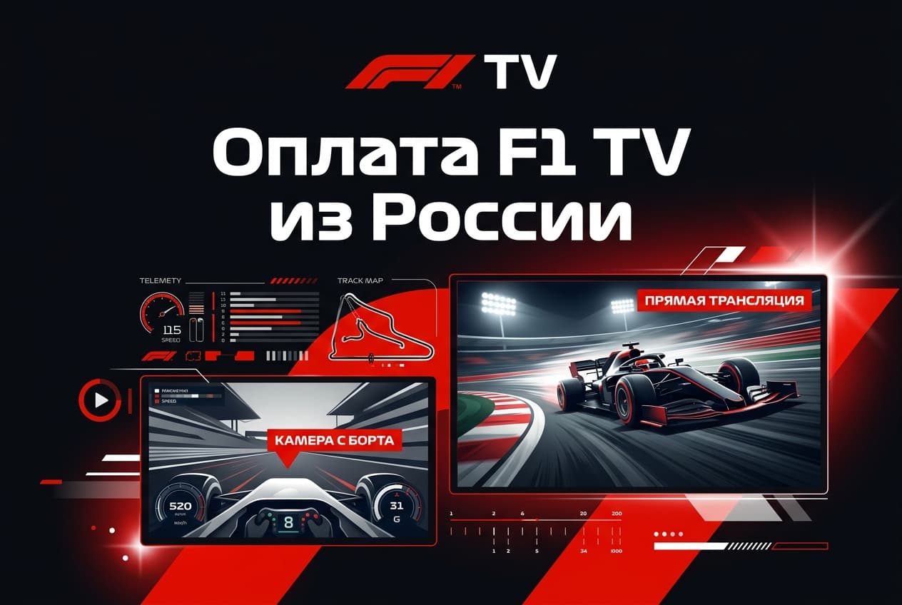 Как оформить подписку F1 TV из России в 2026 году: без зарубежной карты