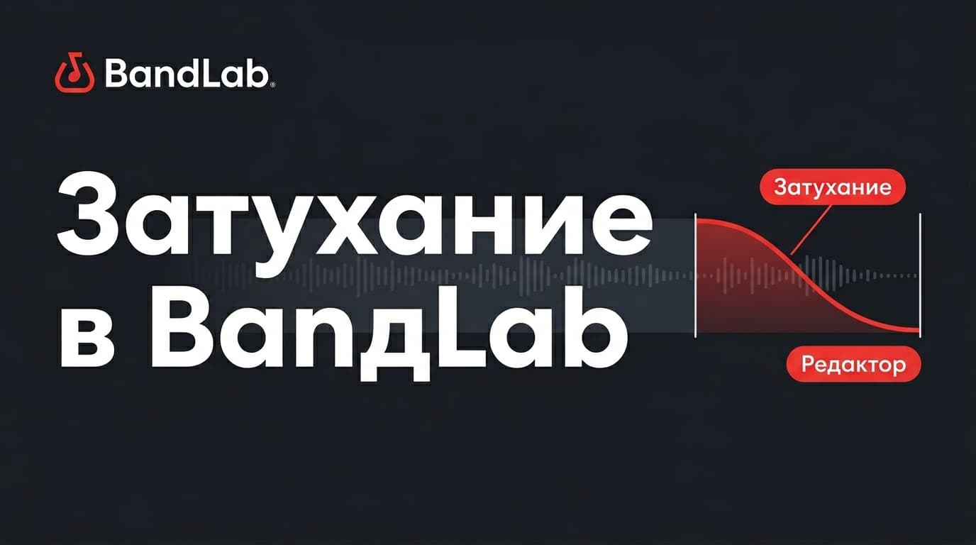 Fade in и fade out в BandLab: как сделать плавное затухание звука