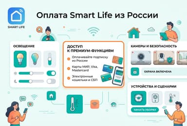 Как оплатить Smart Life из России в 2026 году: подписку умного дома без зарубежной карты