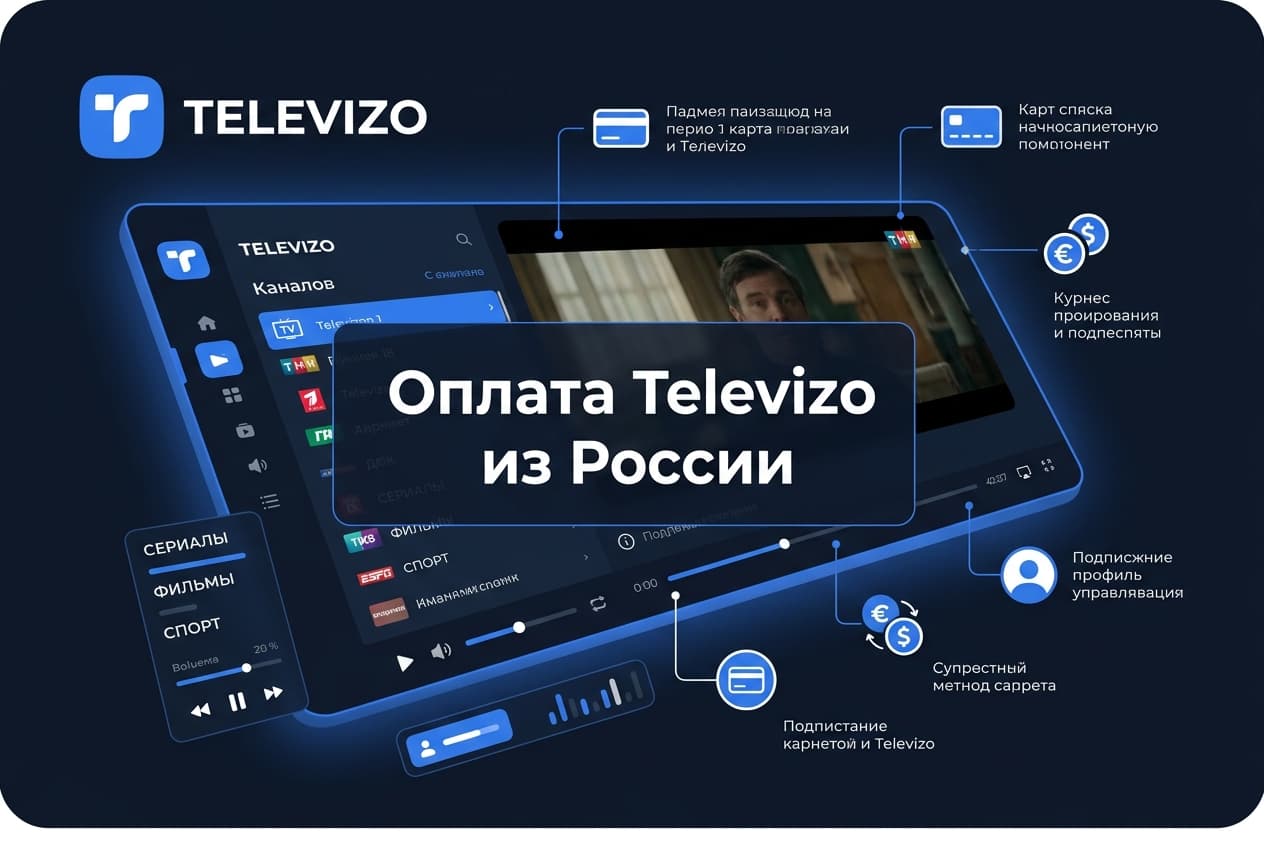 Как оплатить подписку Televizo из России в 2026 году: без зарубежной карты