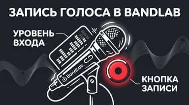 Как записать чистый вокал в BandLab: настройка микрофона и входа