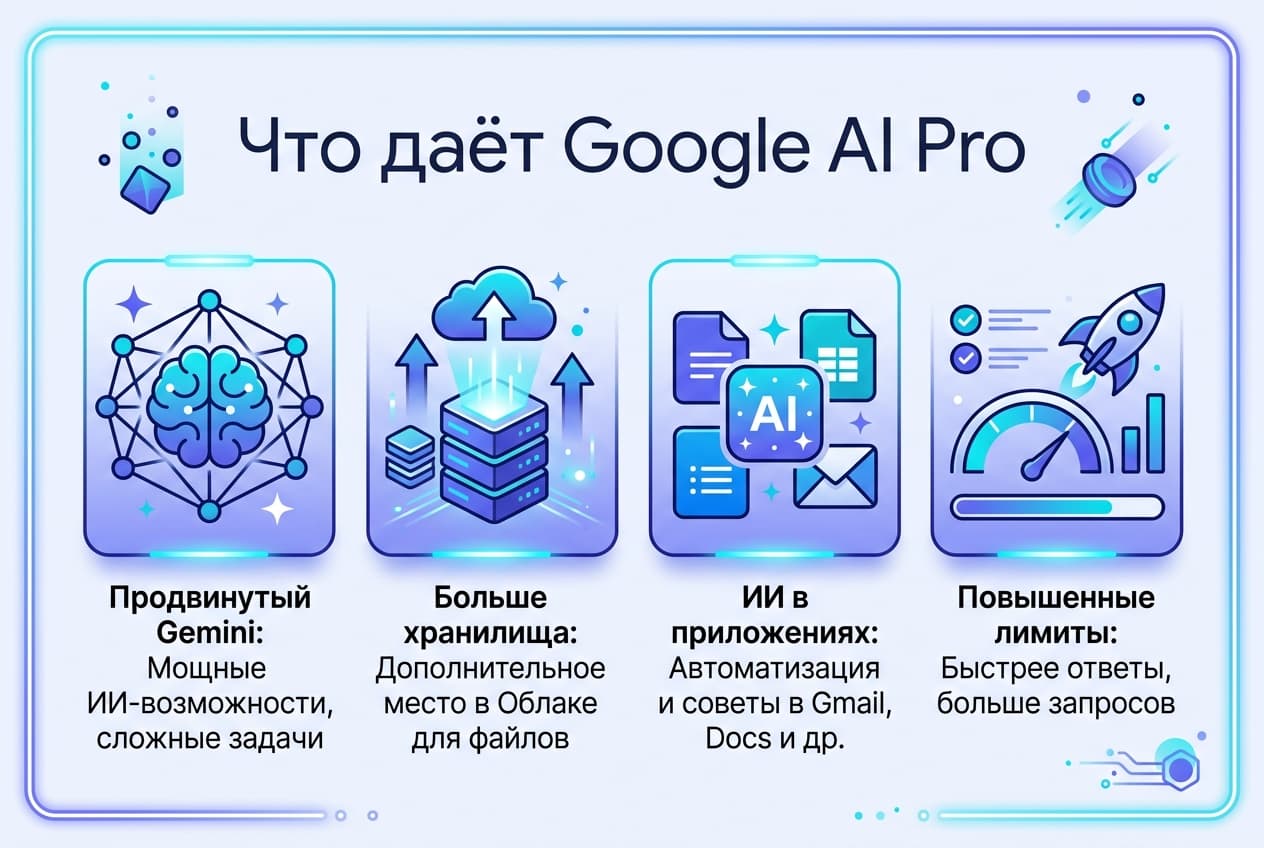 Как оформить подписку Google AI Pro из России в 2026 году: без зарубежной карты — фото 1