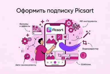 Как оформить подписку в Picsart из России в 2026 году: без зарубежной карты