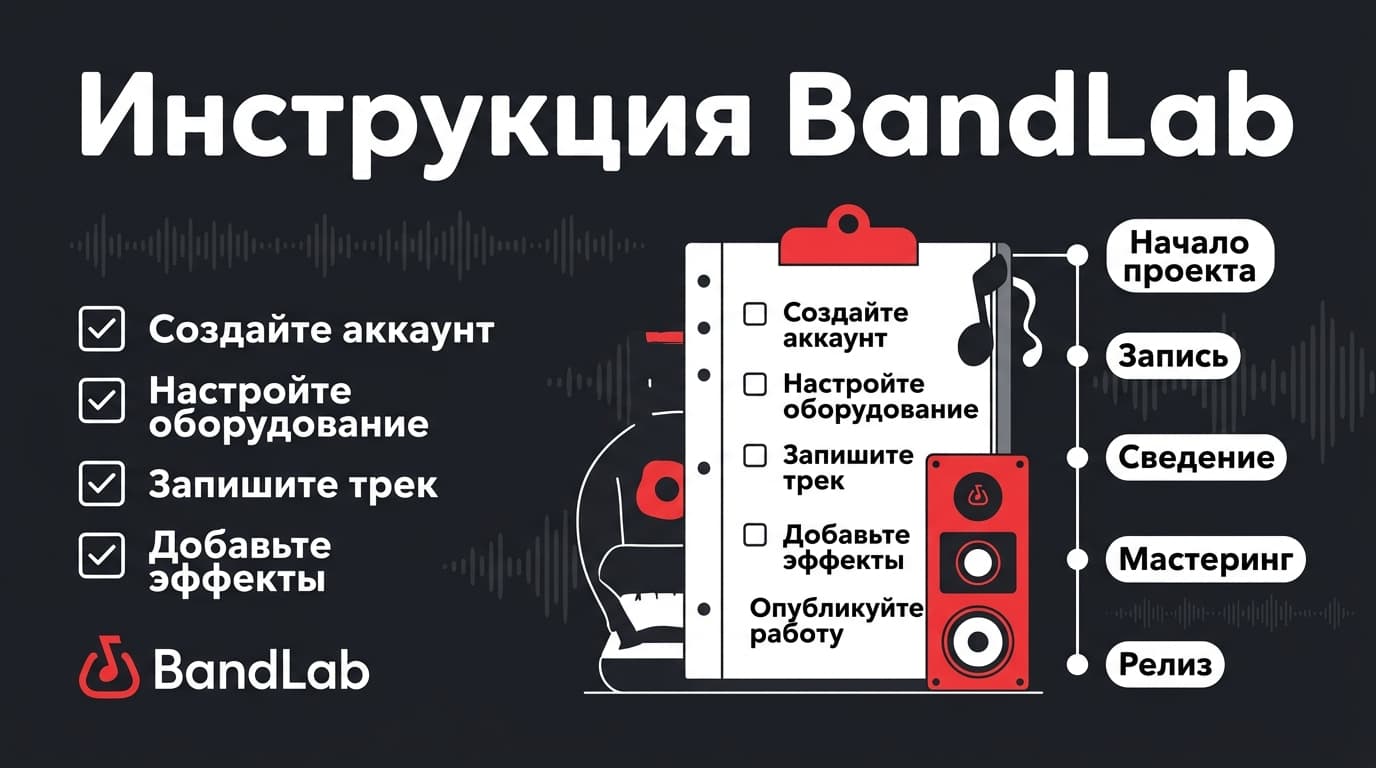 BandLab с нуля: короткий маршрут от регистрации до готового трека
