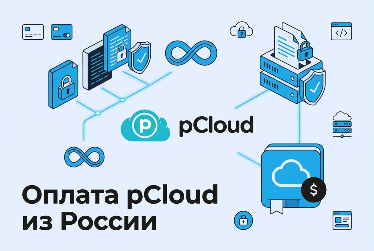 Как оформить подписку pCloud из России в 2026 году: без зарубежной карты