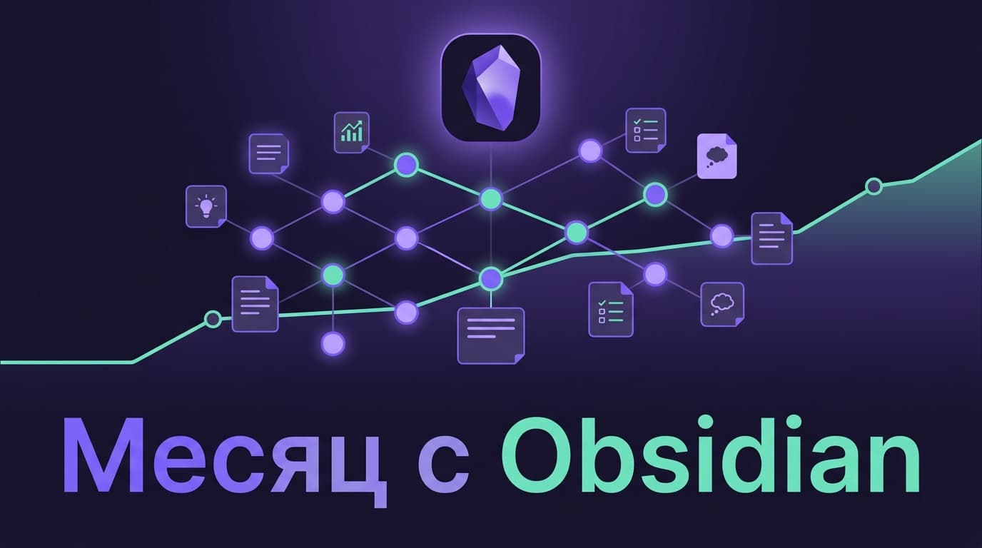 Месяц в Obsidian: что оказалось правдой, а что — красивой ловушкой