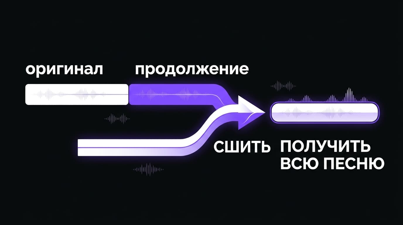 Suno Extend: как сделать трек длиннее и не получить обрыв или зацикливание — фото 2