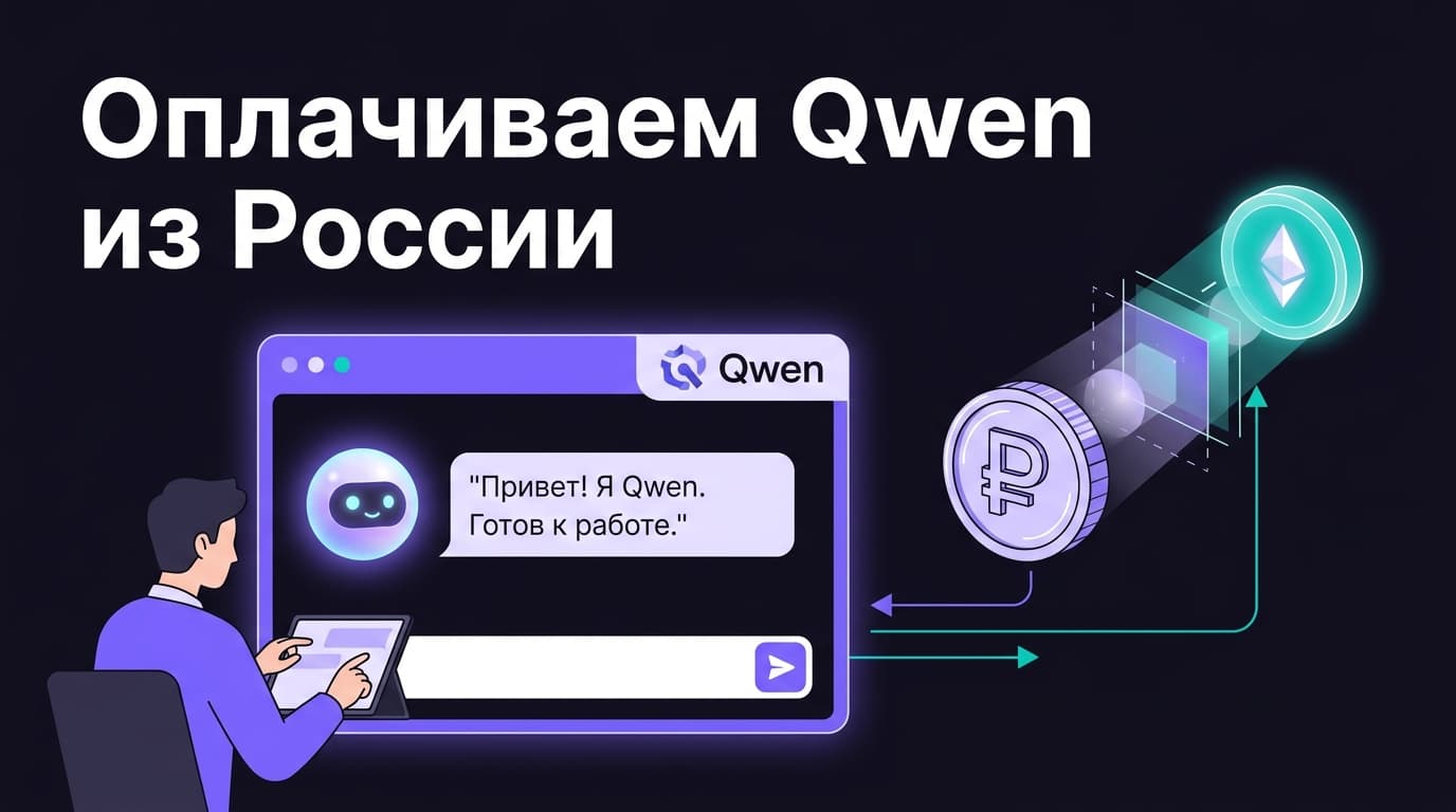 Как оплатить Qwen из России в 2026 году: когда платить вообще не надо