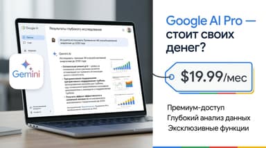 Google AI Pro за $19.99: разбираюсь, окупается ли подписка на Gemini на практике
