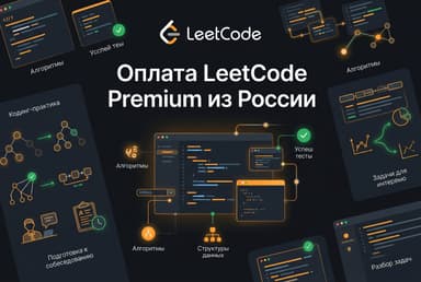 Как оформить подписку LeetCode Premium из России в 2026 году: без зарубежной карты