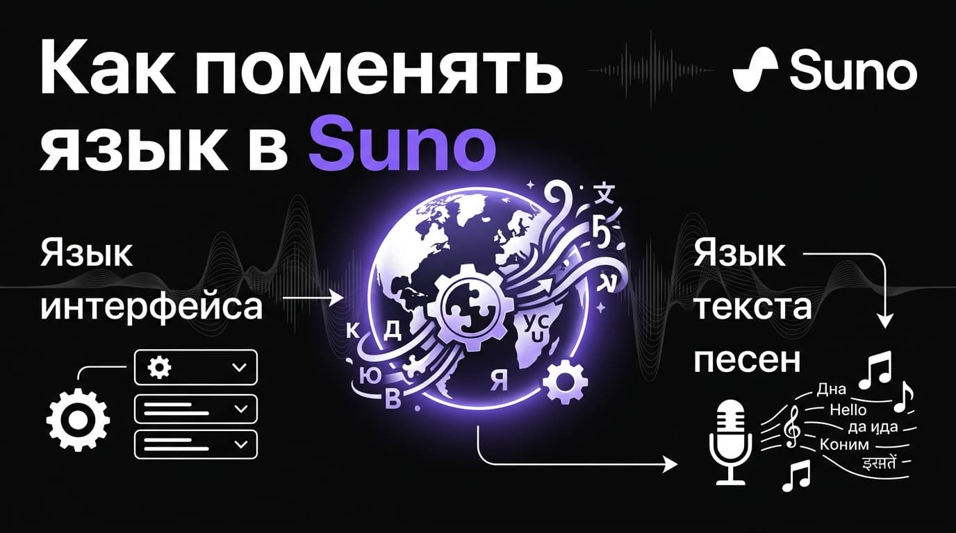 Suno на русском: как заставить нейросеть петь на нужном языке